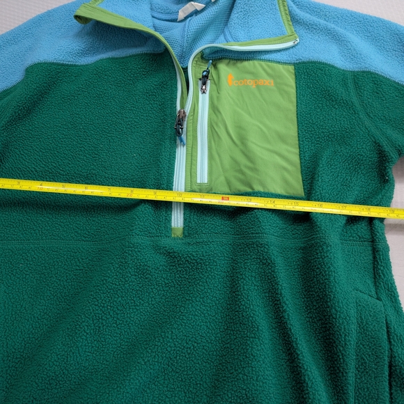 Cotopaxi Women's Abrazo Half-zip Fleece Jacket Green/Blue Size Medium - Picture 5 of 6